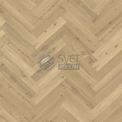 Kahrs HERRINGBONE CC Dub Dim Biely