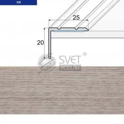 SCHODOVY PROFIL DUB TABACCO SAMOLEPIACI 2,7 A36