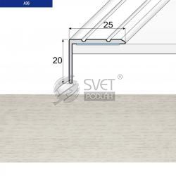 SCHODOVY PROFIL DUB VANILLA SAMOLEPIACI 2,7 A36