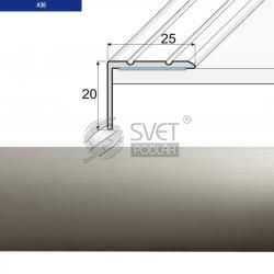 SCHODOVY PROFIL INOX SAMOLEPIACI 2,7 A36